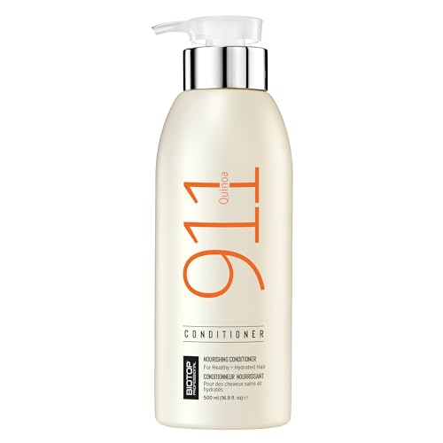 Biotop Professional 911 Quinoa Hair Conditioner - Hydrating Conditioner for Hair Health + Frizz Control - Repairing, pH Balancing & Nourishing Treatment for Dry Ends - (33.8oz/1 L)
