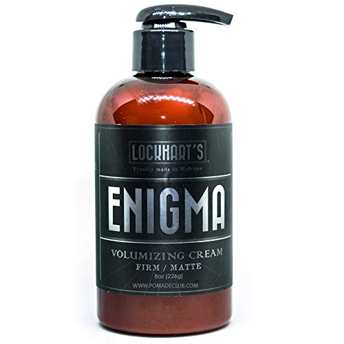 Lockhart's Authentic Handcrafted Enigma Volumizing Hair Styling Cream - Firm Hold - Matte Shine (8.0oz.)