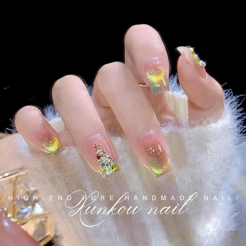 Purple gradient | False Nails | SHOPQAQ