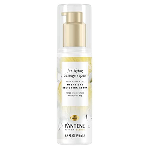 Pantene Fortifying Damage Repair Overnight Serum, Sulfate Free, Nutrient Blends, 3.2 fl oz