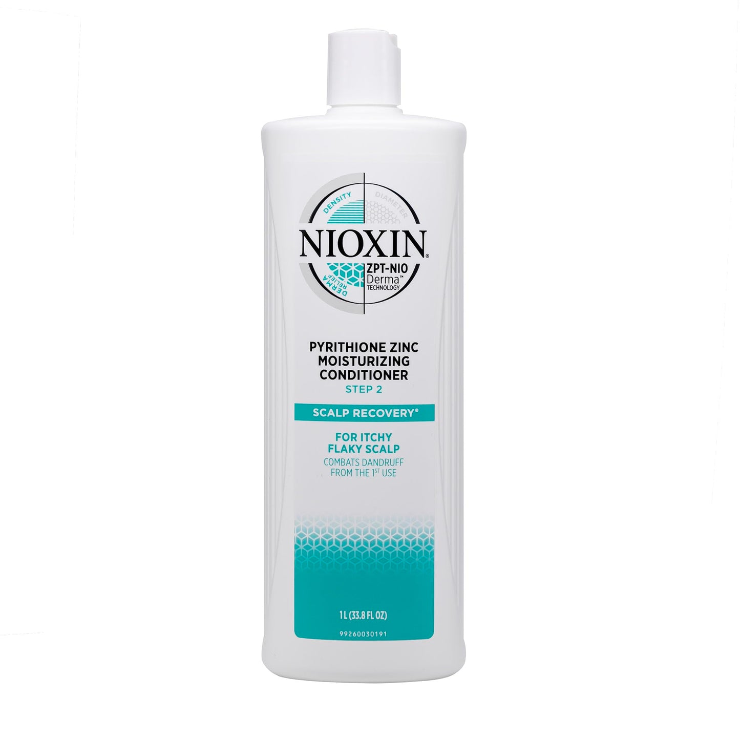 Nioxin Scalp Recovery Anti-Dandruff Moisturizing Conditioner for Itchy & Flaky Scalp, Pyrithione Zinc, 33.8 oz