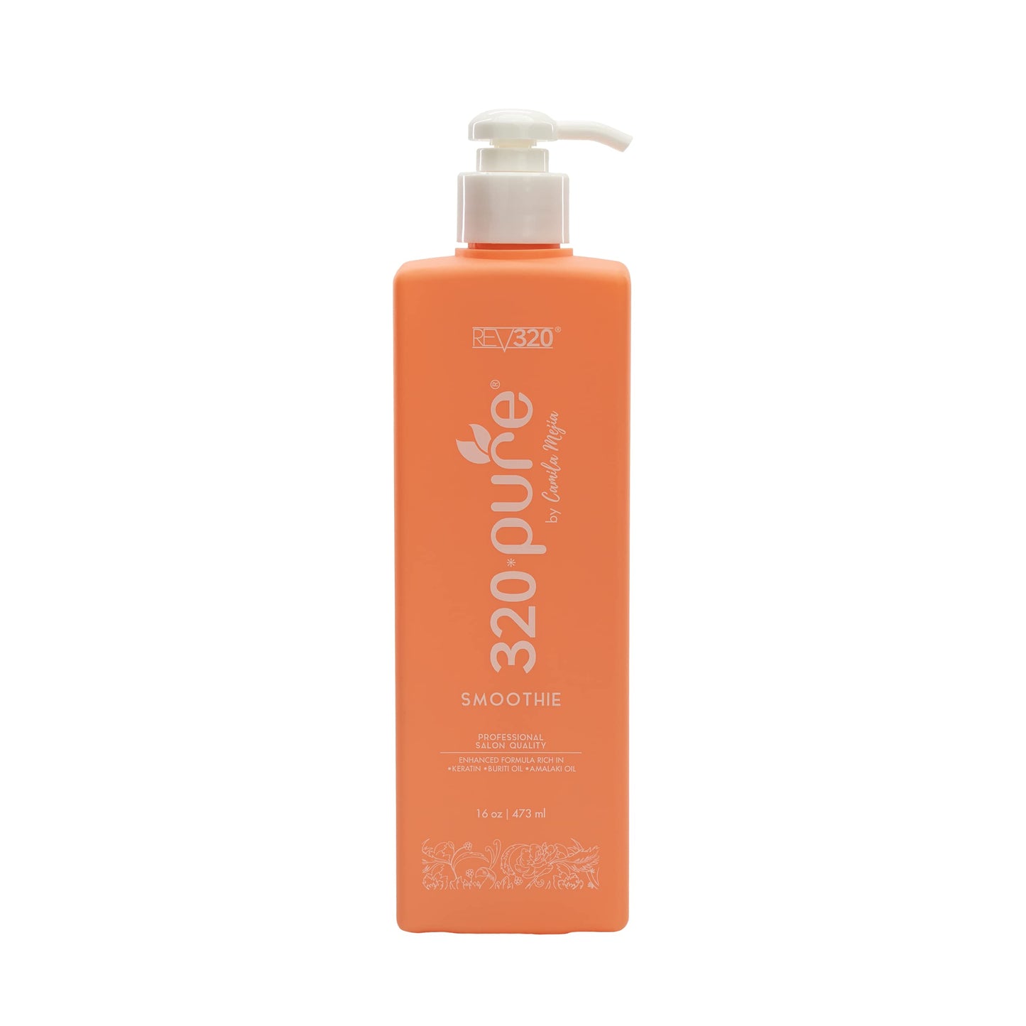 Rev320 320 PURE SMOOTHIE - Leave In Conditioner - 100% Pure Extracts - Frizz Control Lock In Moisture (16oz)