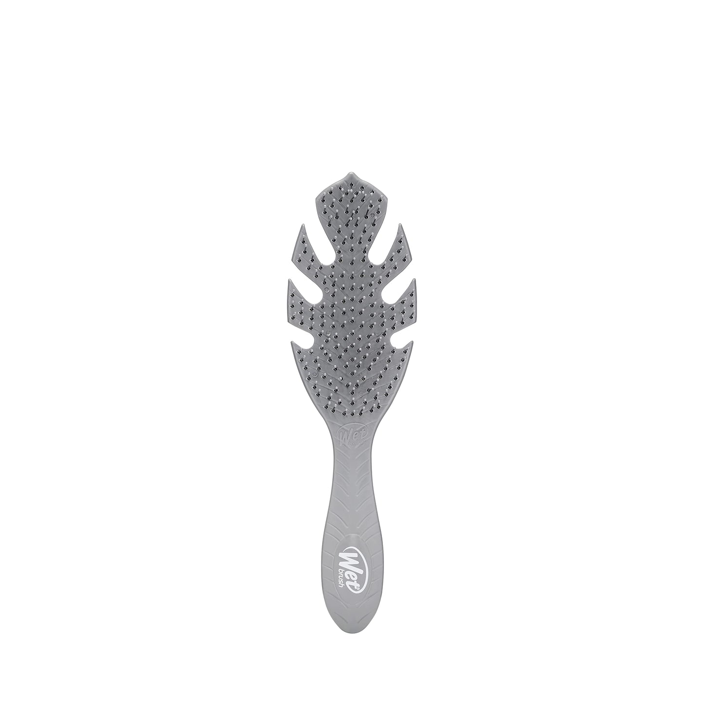 Wet Brush Go Green Hair Detangler Brush, Grey - Detangling Hair Brush - Ultra-Soft IntelliFlex Bristles Glide Through Tangles & Gently Loosens Knots While Minimizing Pain, Split Ends & Breakage