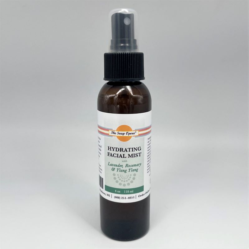 The Soap Opera Hydrating Facial Mist 4oz 118ml - Lavender, Rosemary & Ylang Ylang