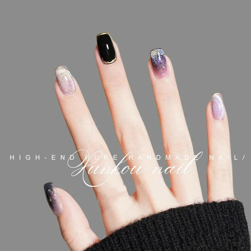 Purple gradient | False Nails | SHOPQAQ