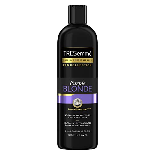 TRESemmé Pro Collection Purple Blonde Shampoo for Blonde and Silver Hair Neutralizes Brassy Tones for Brighter Color 20 oz