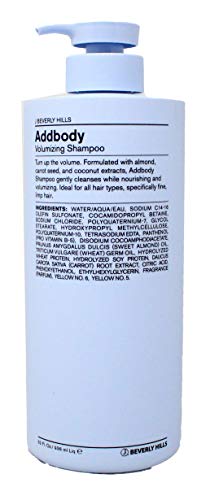 J Beverly Hills Blue Addbody Volumizing Shampoo with Vitamin E Oil for Strong Hair, (32 Oz)