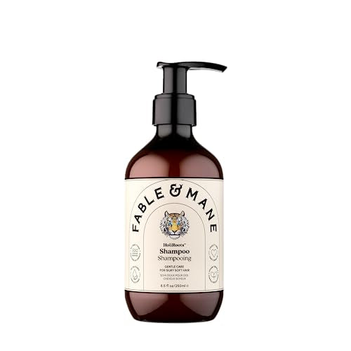 Fable and Mane HoliRoots Shampoo, Moisturizing Shampoo, Coconut Oil Shampoo for Women, Hydrating Shampoo, Clarifying Shampoo for Dry Damaged Hair - Genuine Fable and Mane Shampoo 8.5 FL oz