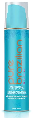 PURE BRAZILIAN - Silk Smoothing Balm With Keratin, Hydrolyzed Silk & Coconut Oil (6.78oz)