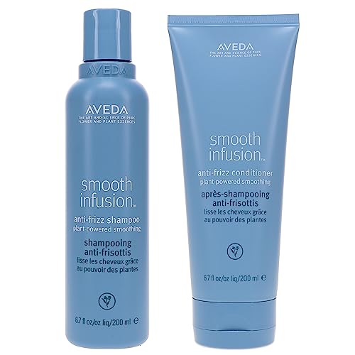 Aveda Smooth Infusion Anti Frizz Shampoo and Anti Frizz Conditioner 200ml