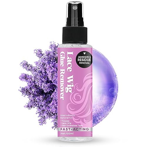 Tape in Extension Remover, Tape in Remover Spray for Lace Wigs, Tested & Proven Fastest & Easiest Wig Glue Remover, Removes Adhesive Hair Glue, Toupees, Double Sided Extension Tape