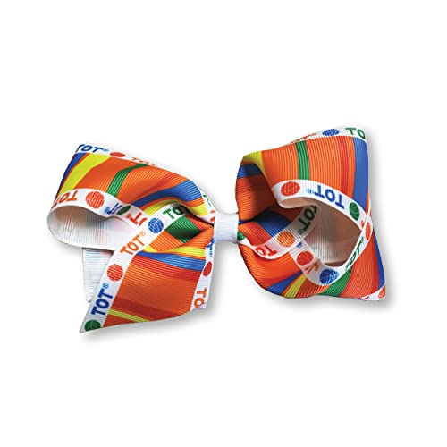 Teams of Tomorrow TOT Striped Hair Bow