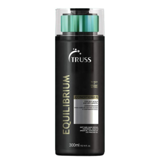 TRUSS Equilibrium Hair Conditioner - Powerful Hair Repair in a Hydrating Conditioner for Damaged Hair - Reduce Excess Oil While Strengthening + Detangling Strands - (300 ml)