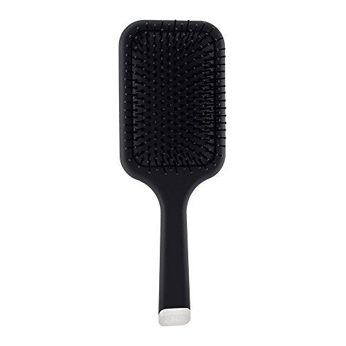 ghd The All-Rounder Paddle Hair Brush ― Detangling Hair Brush for Thick Hair ― Broad Flat Base to Create Straight and Sleek Blow-Dries ― Set Your Style, Brush Out Waves, and Add Texture ― Black