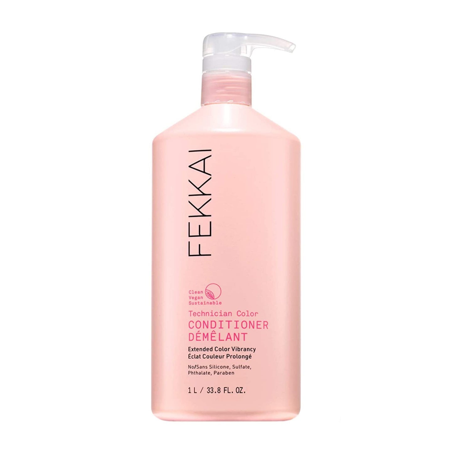 Fekkai Technician Color Conditioner - 1 Liter - Extends Vibrancy of Color-Treated Hair - Salon Grade, EWG Compliant, Vegan & Cruelty Free