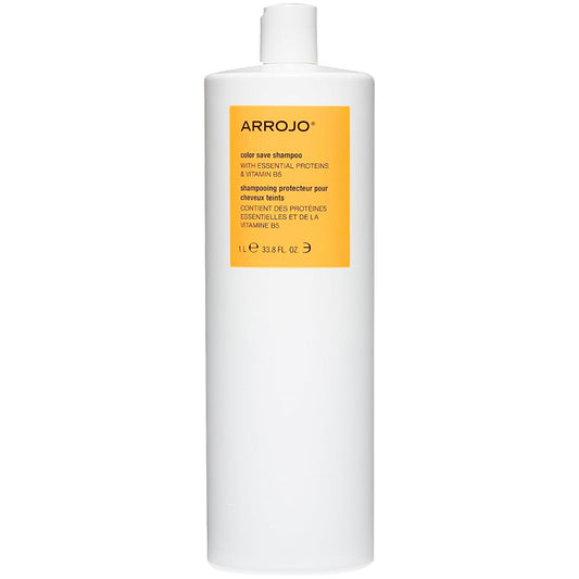 ARROJO Color Save Shampoo for Color Treated Hair â€“ Hair Color Shampoo w/Protein & Vitamin B5 â€“ Hair Shampoo to Preserve Color & Add Shine â€“ Linden-Blossom Scented Color Safe Shampoo, 33.8 Fl Oz
