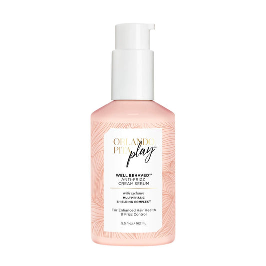 ORLANDO PITA PLAY Well Behaved Anti-Frizz Cream Serum, Provides Enhanced Hair Health & Frizz Control by Smoothing the Cuticle & Treating Split Ends, 5.5 Fl Oz