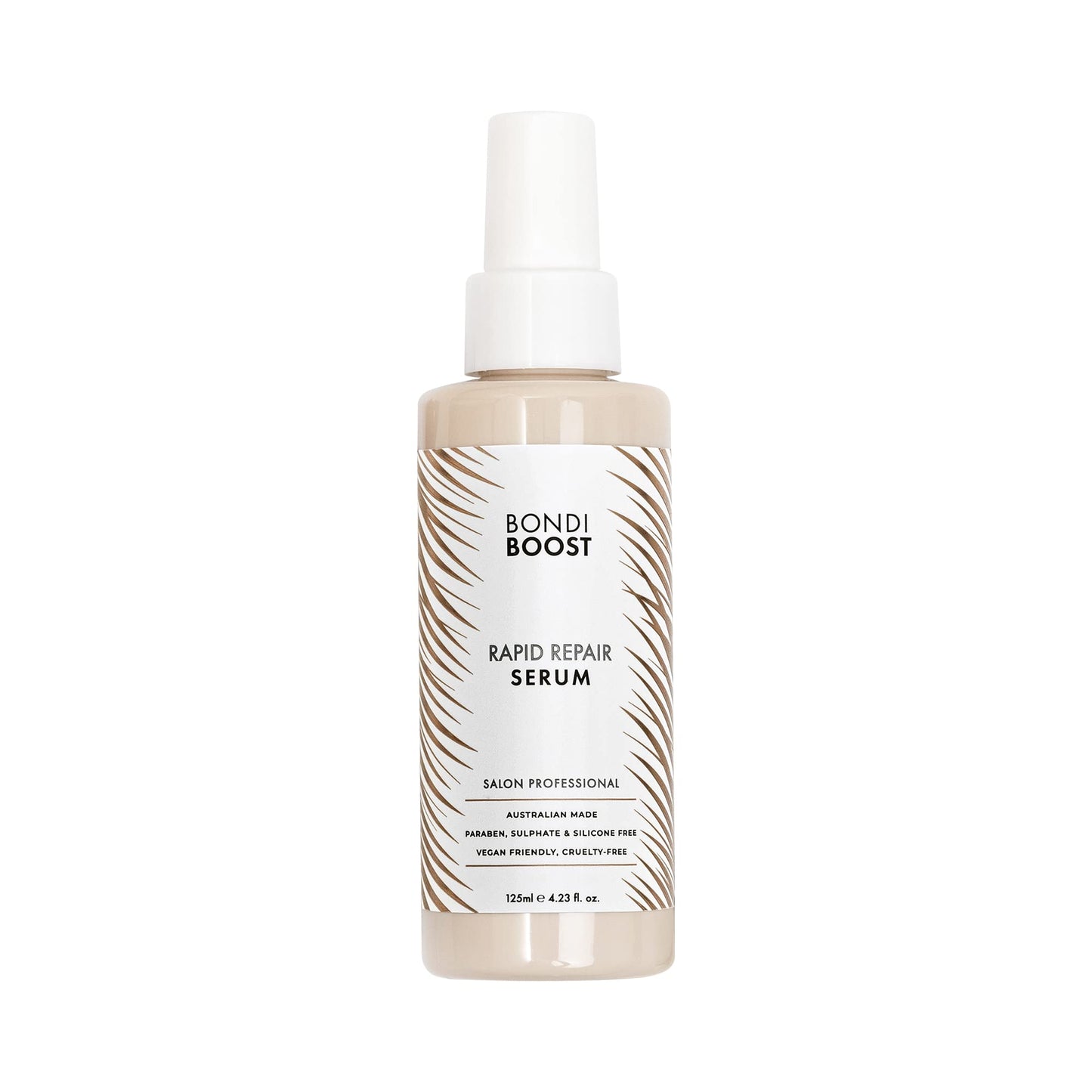 BONDIBOOST Rapid Repair Serum 4.23 fl oz - Leave-In Treatment for Dry Damaged Hair - Visibly Restore Split Ends + Seal/Smooth Cuticles - Lightweight Formula - Vegan/Cruelty-Free - Australian Made