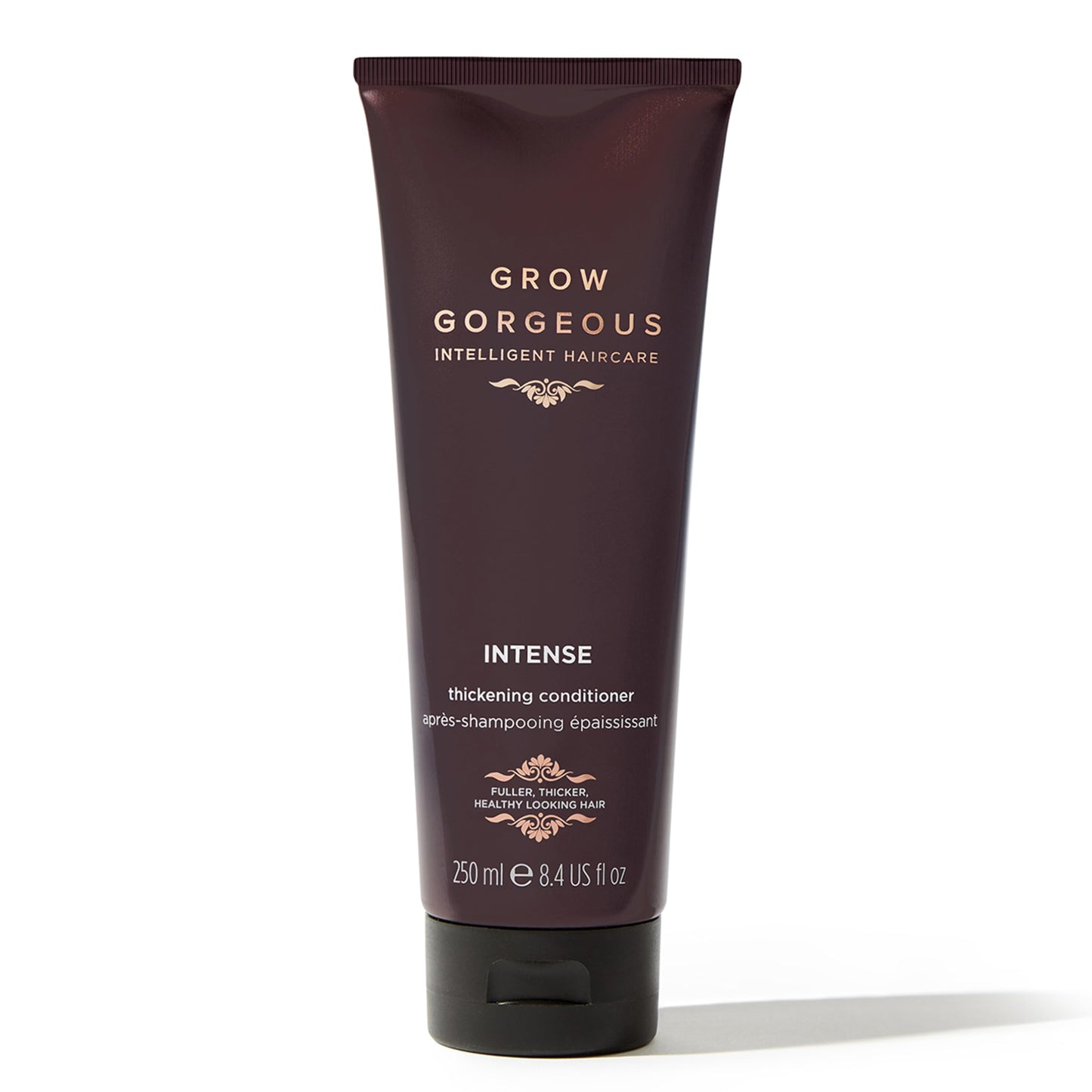 Grow Gorgeous Intense Conditioner - With Caffeine and Omegas for Thicker, Fuller Hair - Vegan, 8.45 oz.