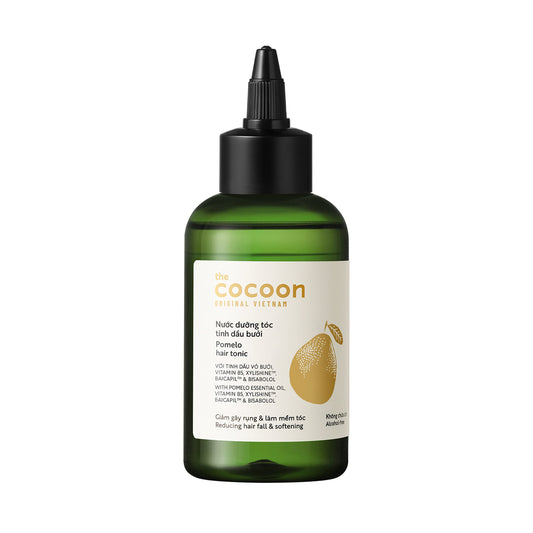 Cocoon Pomelo Grapefruit Oil Hair Tonic. Vegan Scalp Serum Treatment for Thinning, Damaged & Breakage Hair | Soften, Reduce Hair Loss & Promote Hair Growth | 4.73 fl oz