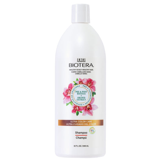 Biotera Ultra Color Care Shampoo | Prolongs Vivid Color-Treated Hair | Microbiome Friendly | Vegan & Cruelty Free | Paraben & Sulfate Free | Color-Safe | 32 Fl Oz