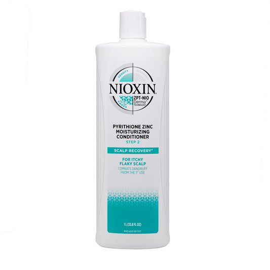 Nioxin Scalp Recovery Anti-Dandruff Moisturizing Conditioner for Itchy & Flaky Scalp, Pyrithione Zinc, 33.8 oz