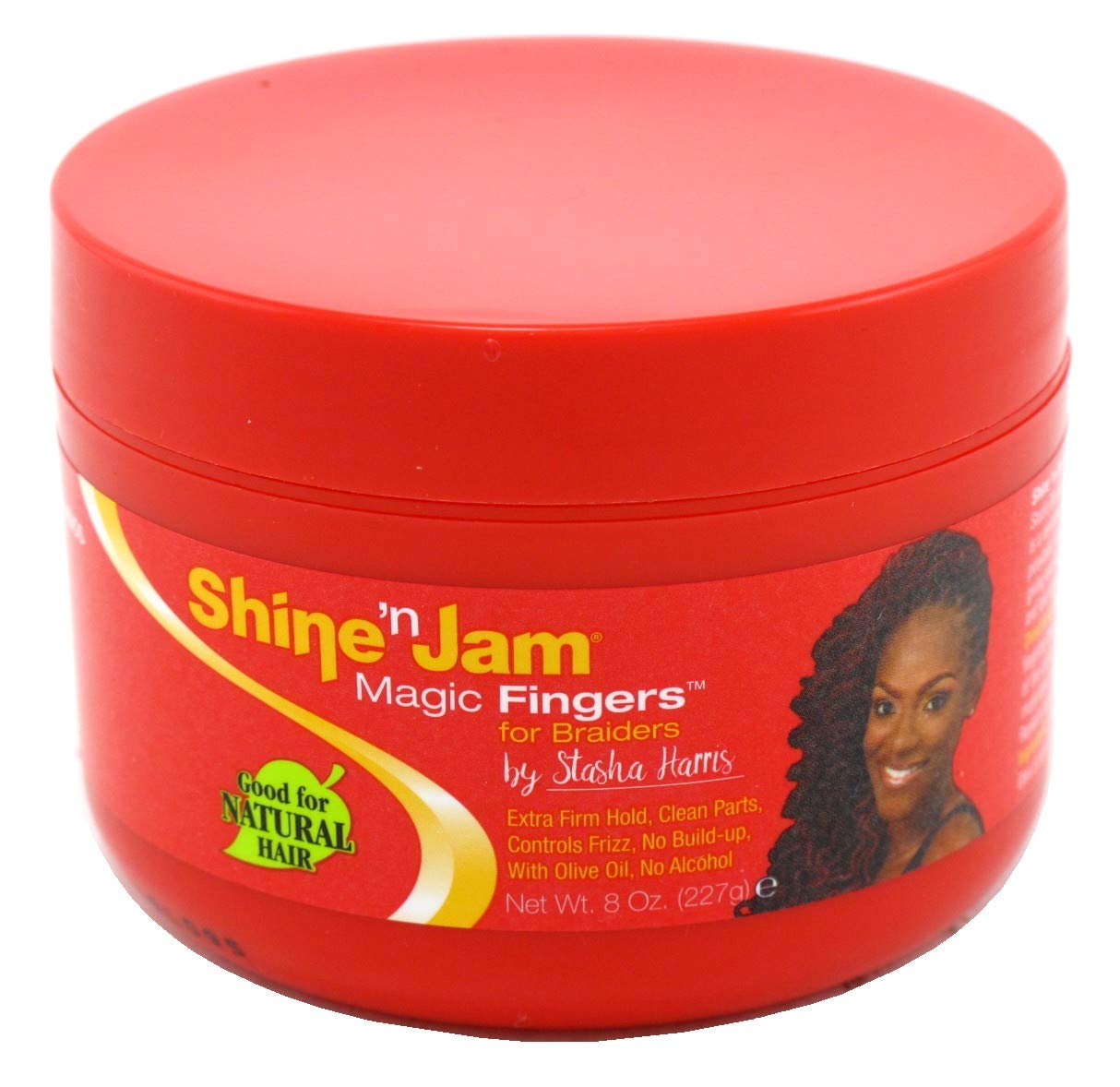 Shine N Jam Magic Fingers For Braiders Extra Firm Hold 8 Ounce (Pack of 6)