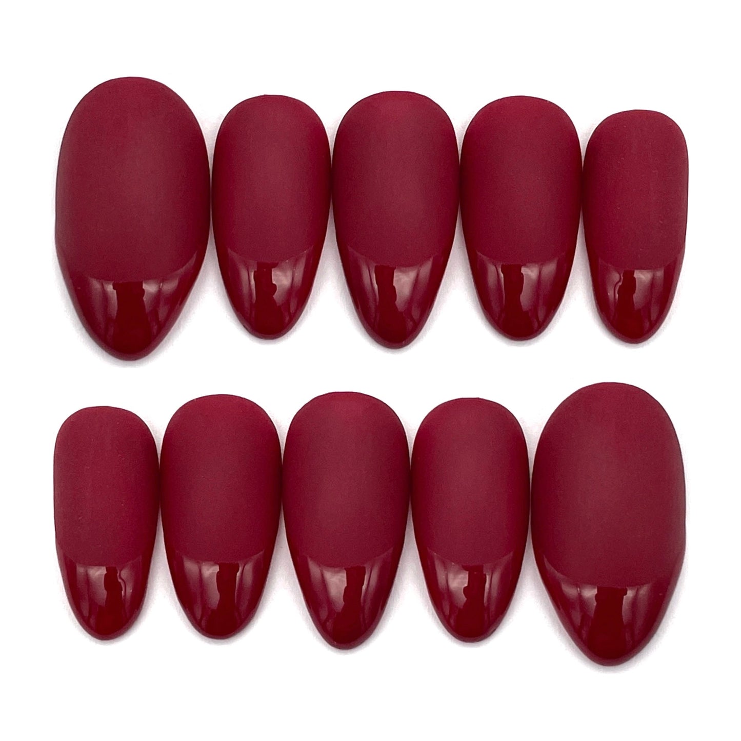Crimson Flick | Luxury Press-on Nails