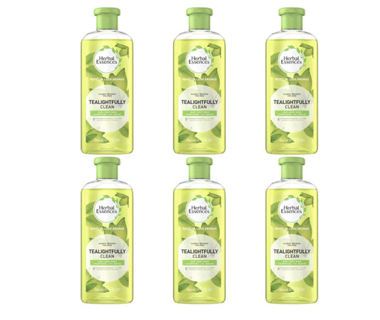 Herbal Essences Tea-Lightfully Clean Refreshing Shampoo 10.1 FL OZ (Pack of 6) - Packaging May Vary