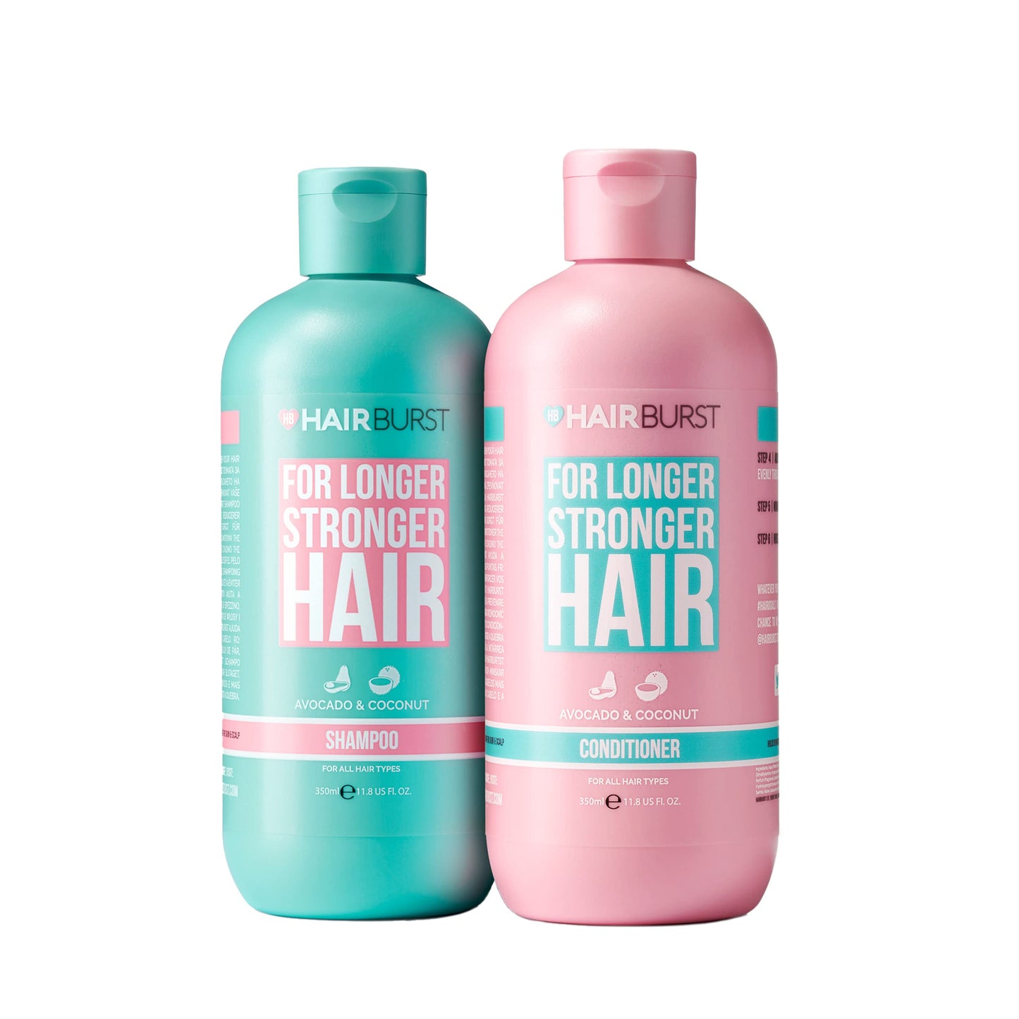 Hairburst Hair Growth Shampoo & Conditioner Set For Women - Vegan Shampoo for Anti Hair Loss & Thinning Hair