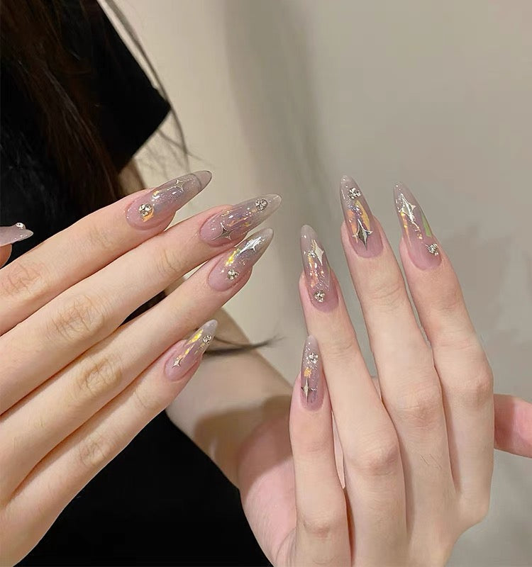 【Starry Sky】handmade press on nails