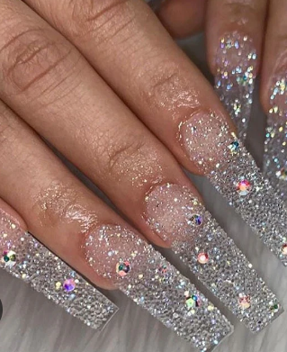 Pixie Crystal Press On Nails