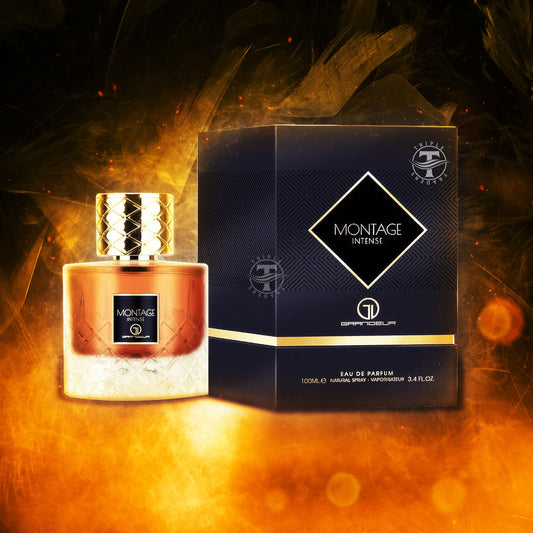Montage Intense Eau De Parfum 100ml 3.4 FL OZ By Grandeur Elite ( Similar To Khamrah )