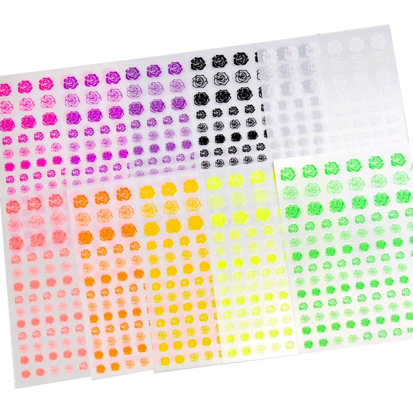 Sticker - Rosey Flower - Set 10 Colors