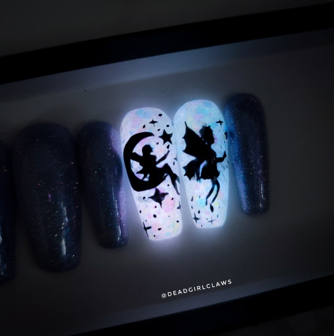 Fairy Fantasy Press on Nail Set (Glow in the Dark)