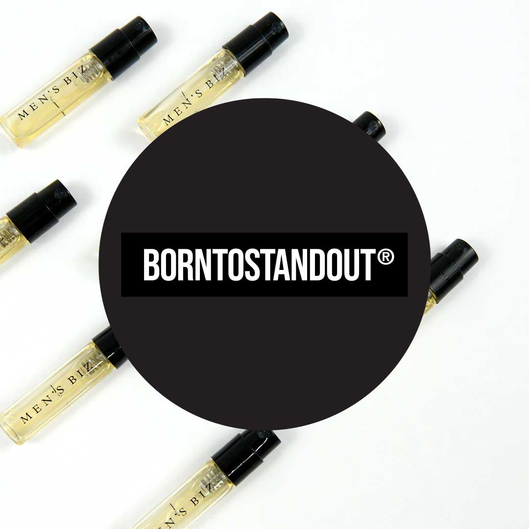 BORNTOSTANDOUT Fragrance Sample Pack, 6 x 1ml