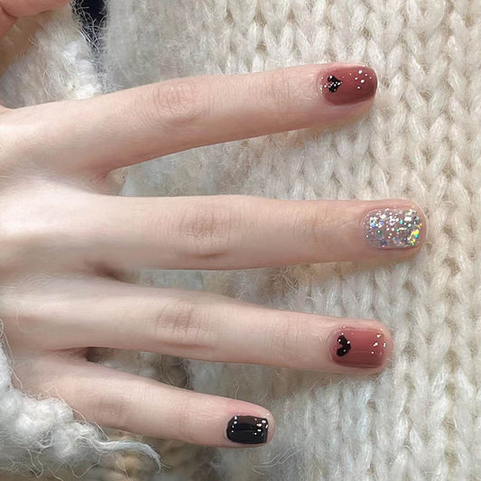 Midnight Heartbeat Press-on Nails