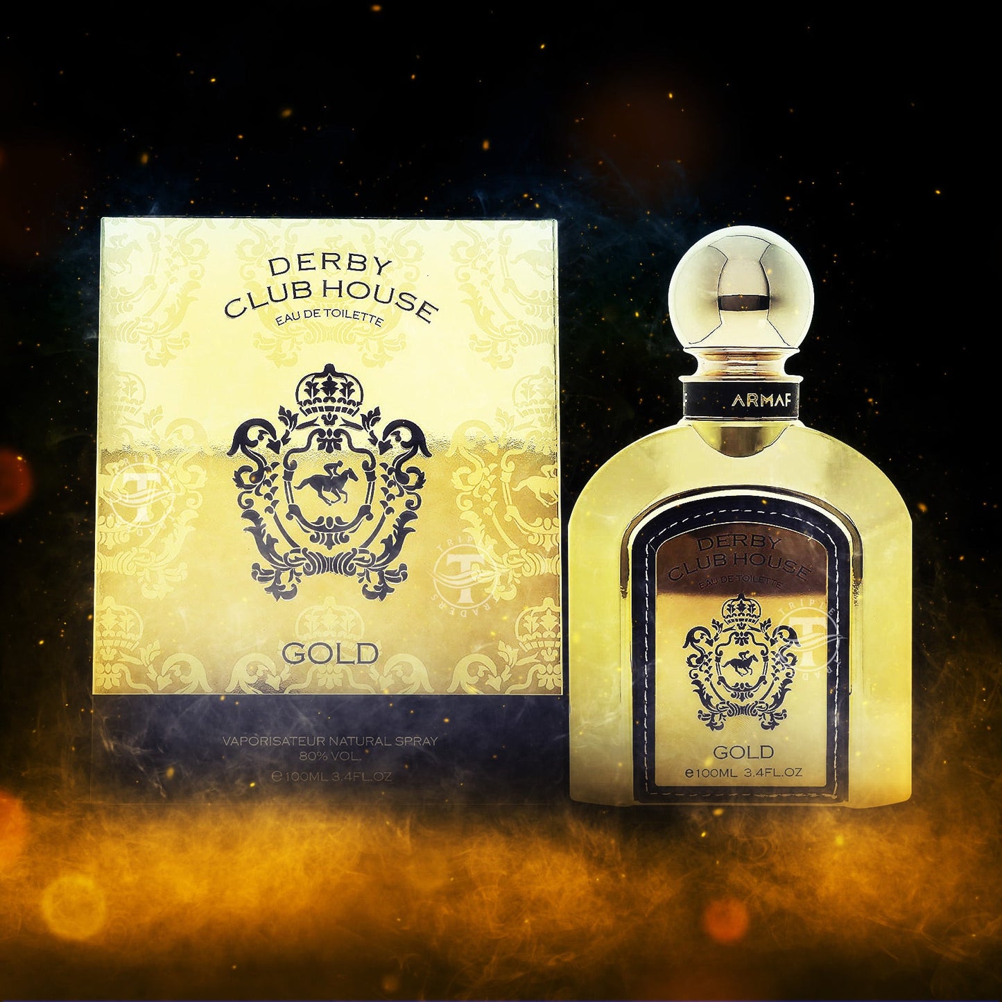 Derby Clubhouse GOLD By Armaf Eau De Parfum 100ml 3.4 FL OZ