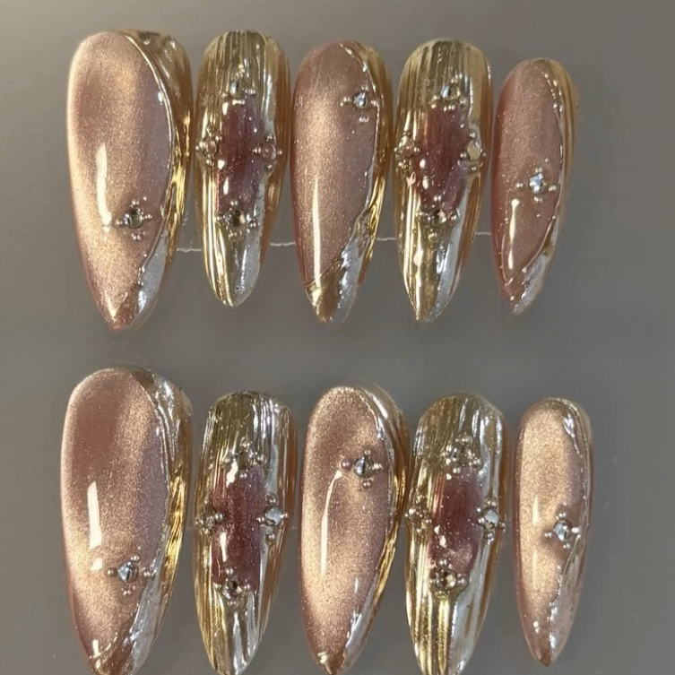 Pink Princess Crystal Cat Eye Design