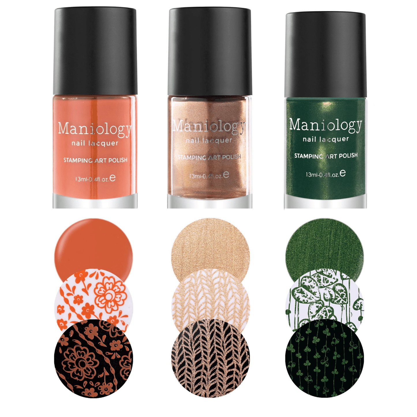 Perfect Trio: 3-Piece Desert Dwellers Nail Stamping Polish Set