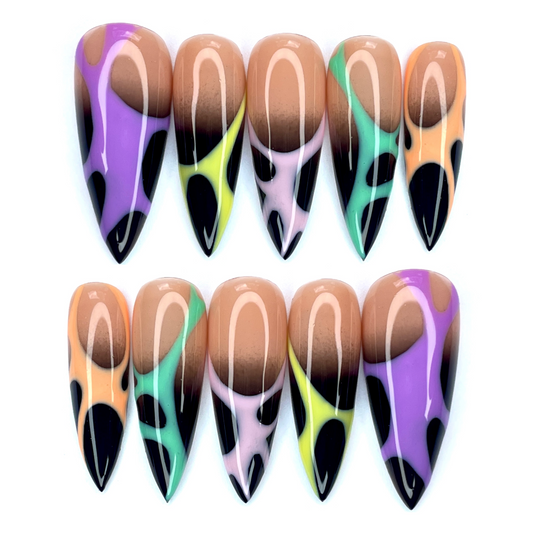 Rainbow Rhapsody | Luxury Press On Nails